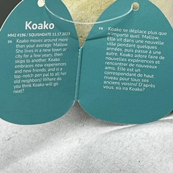 Squishmallow Koako The Ice Cream Sandwich 2" Squishville by BNWT Kids Plush - Picture 5 of 9